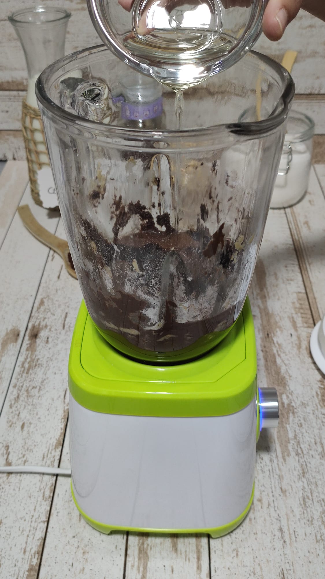 bizcocho cubierto de chocolate