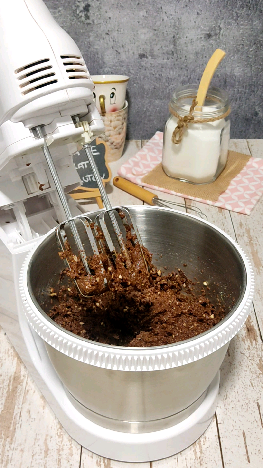 bizcocho cubierto de chocolate