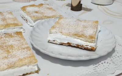 Milhojas de merengue