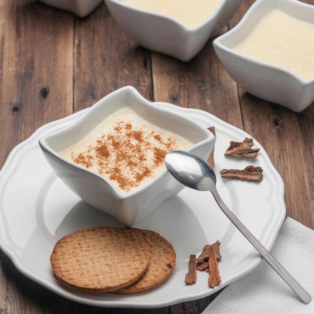 Natillas con galleta