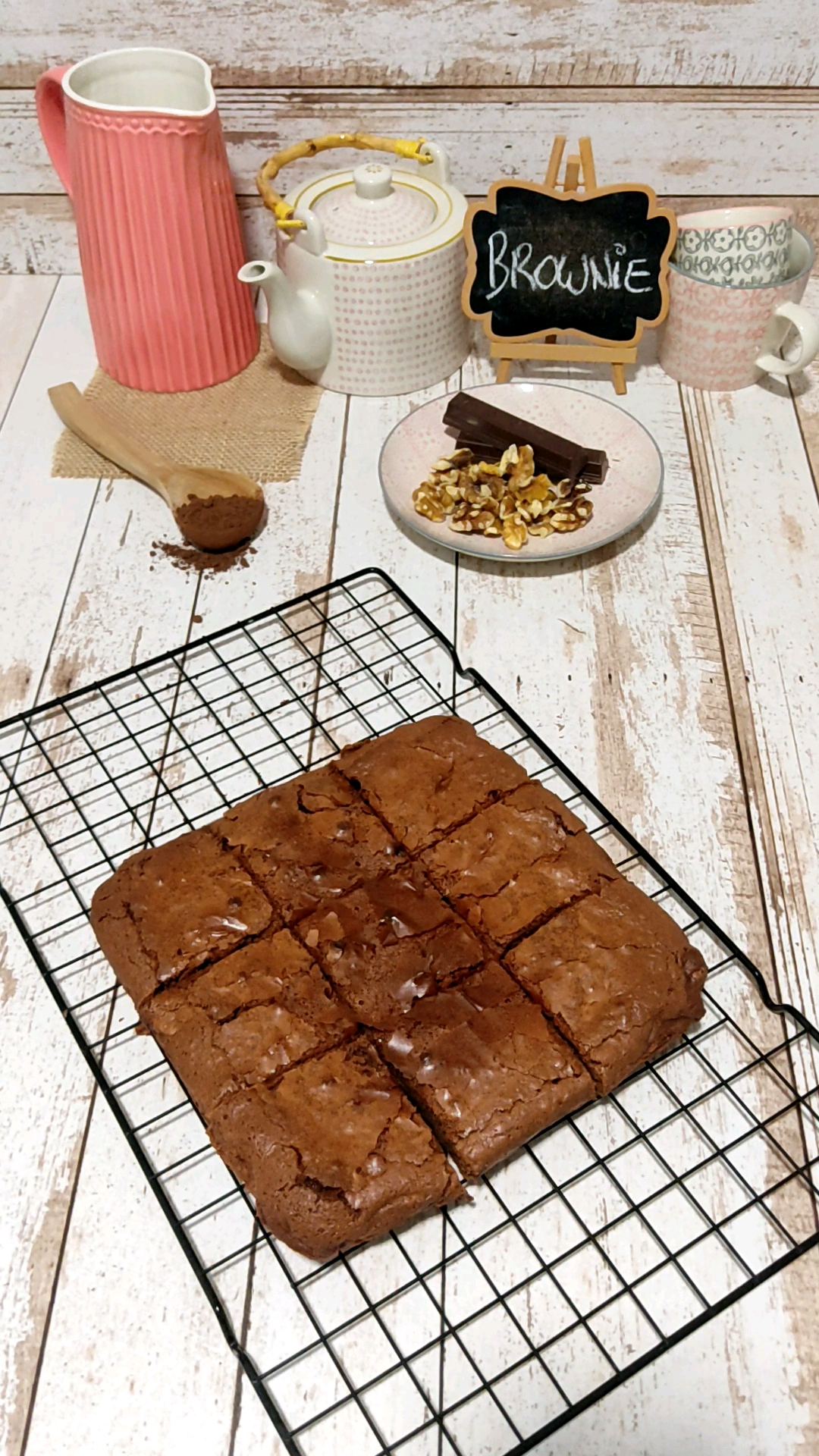 bizcocho cubierto de chocolate