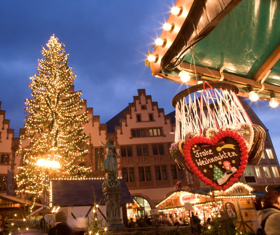 Lebkuchen en mercadillo navideño