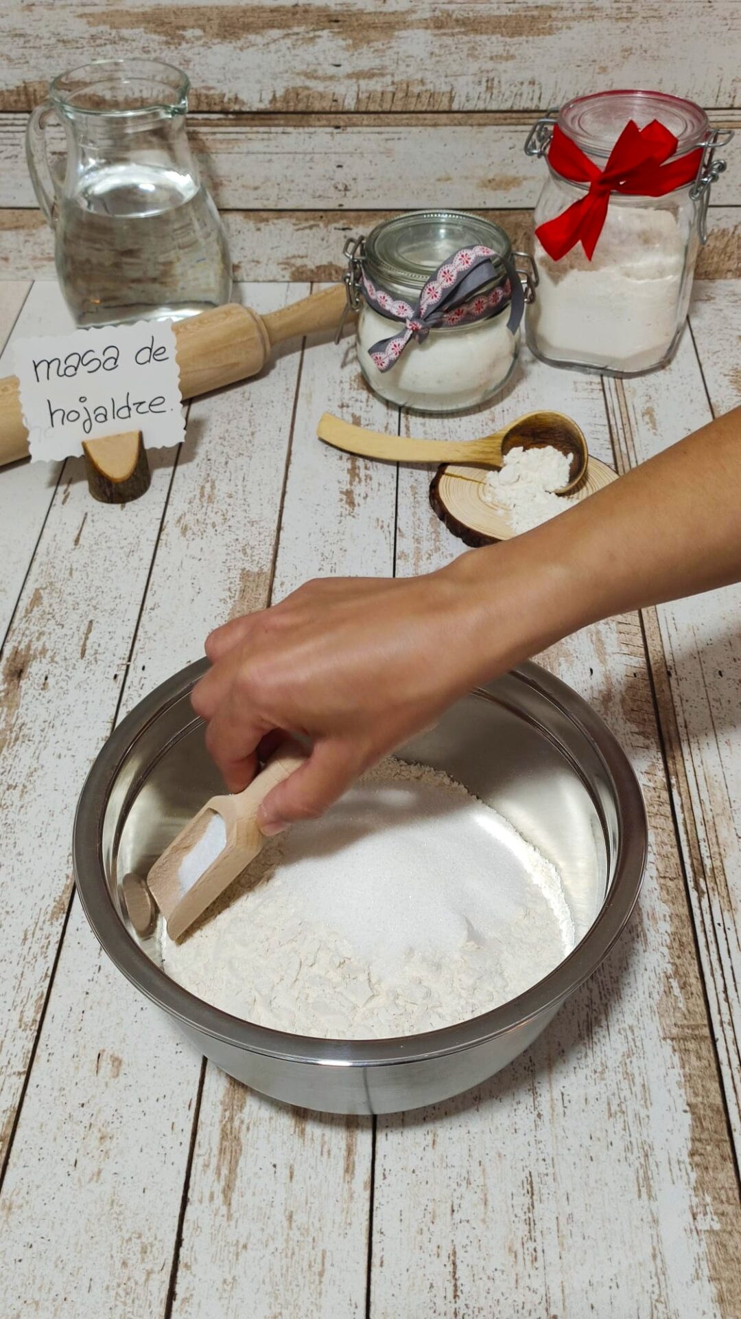Comenzamos tamizando los sólidos