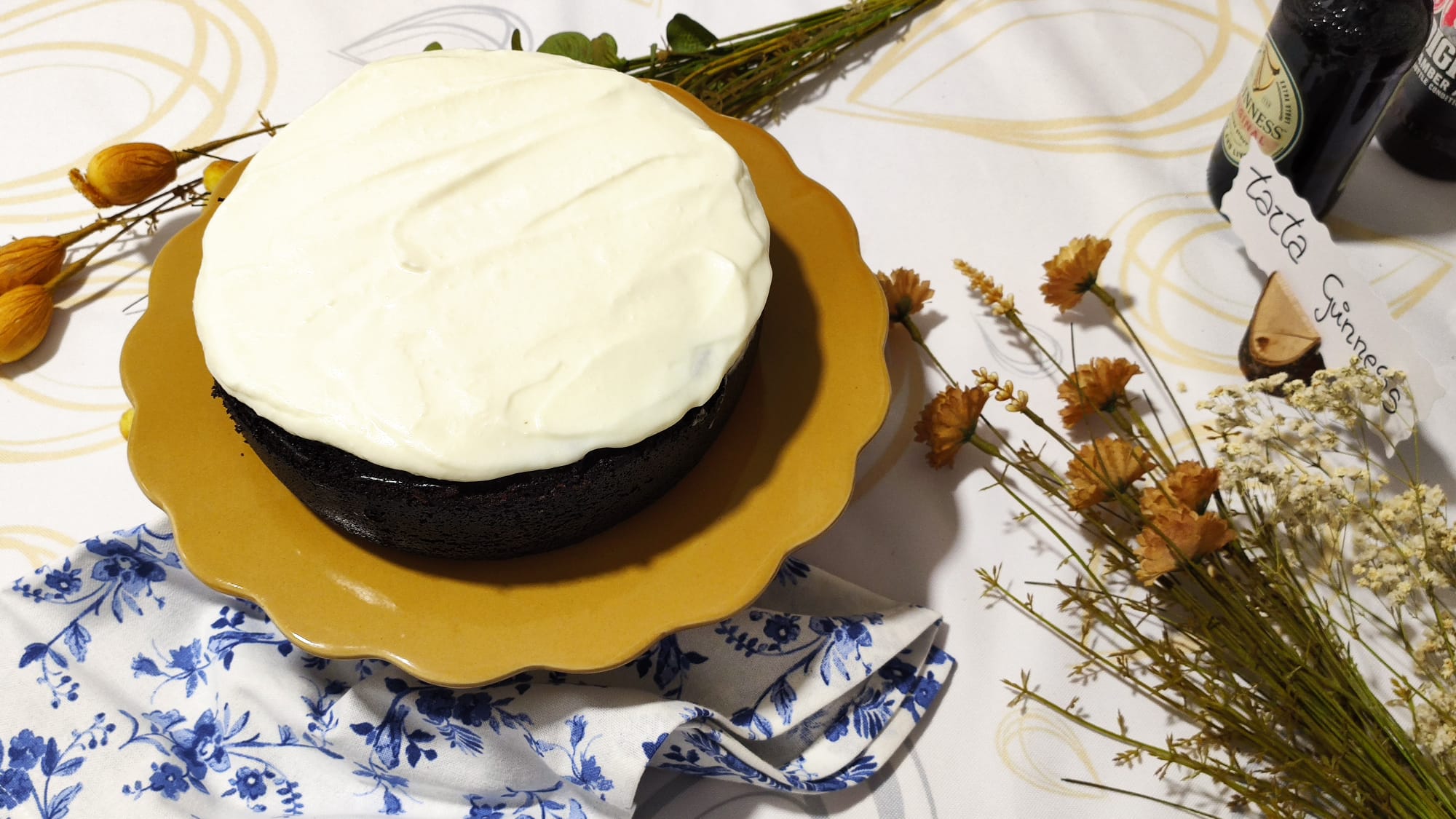 ¿Te apetece nuestra tarta Guinness?