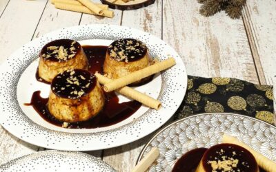 Flan de Turrón