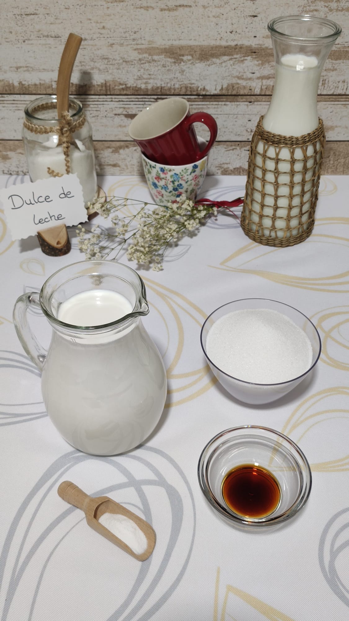 Ingredientes de nuestro dulce de leche Ingredientes de nuestro dulce de leche