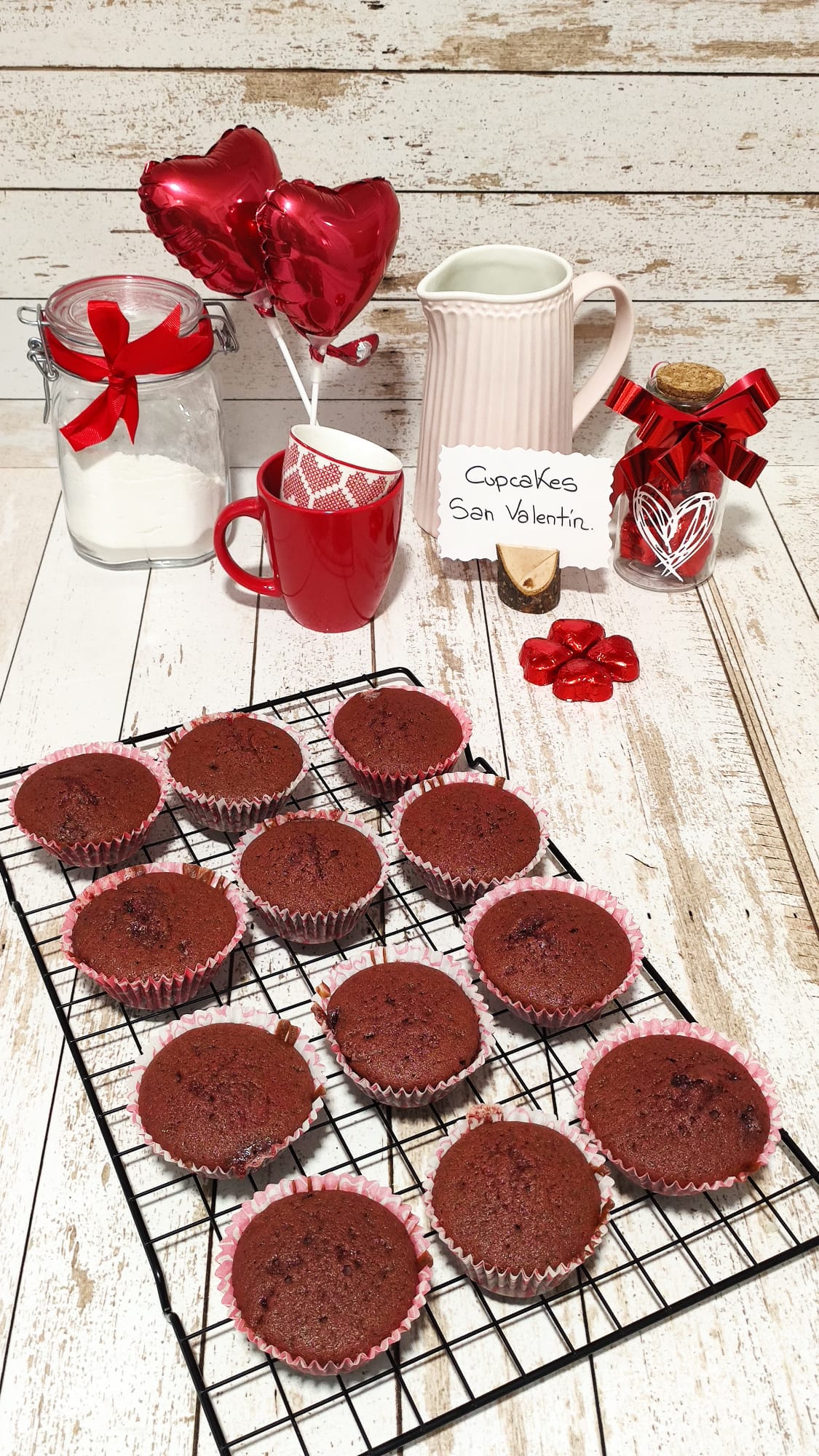 Nuestros cupcakes tras 20 minutos de horneado