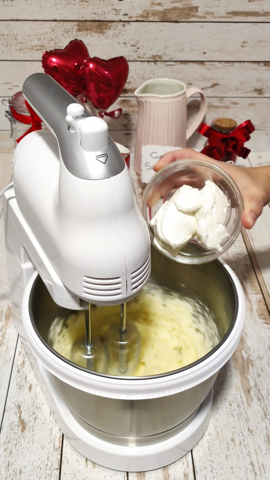 Incorporamos el queso crema