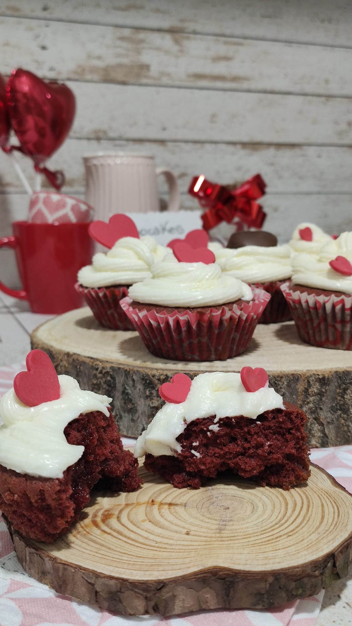 Esponjosos y deliciosos Cupcakes Red Velvet