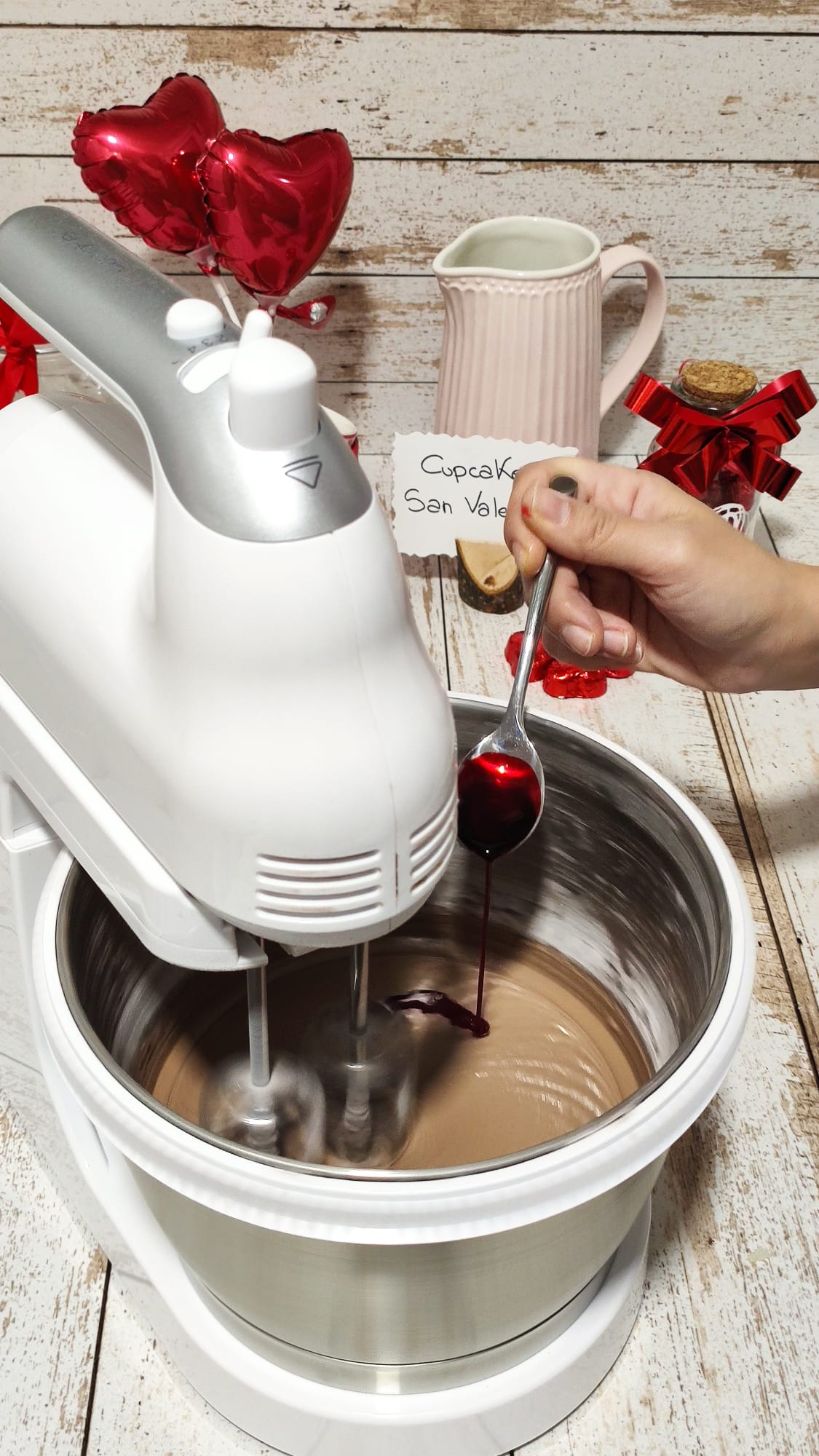 Añadimos el colorante