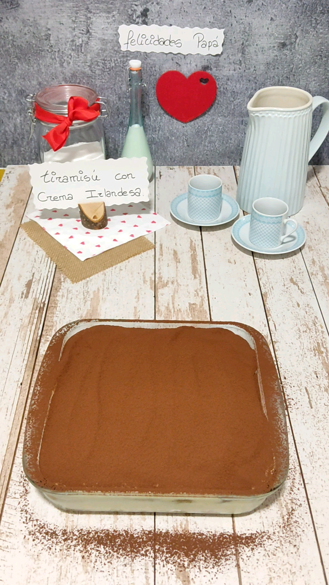 Finalizamos nuestro tiramisú