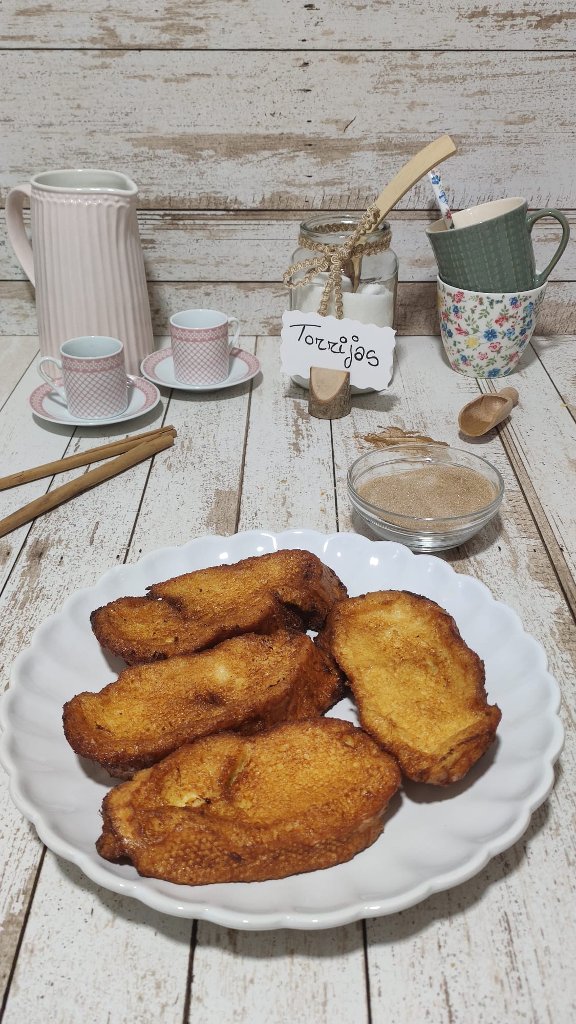 Nuestras torrijas recién salidas de la sartén