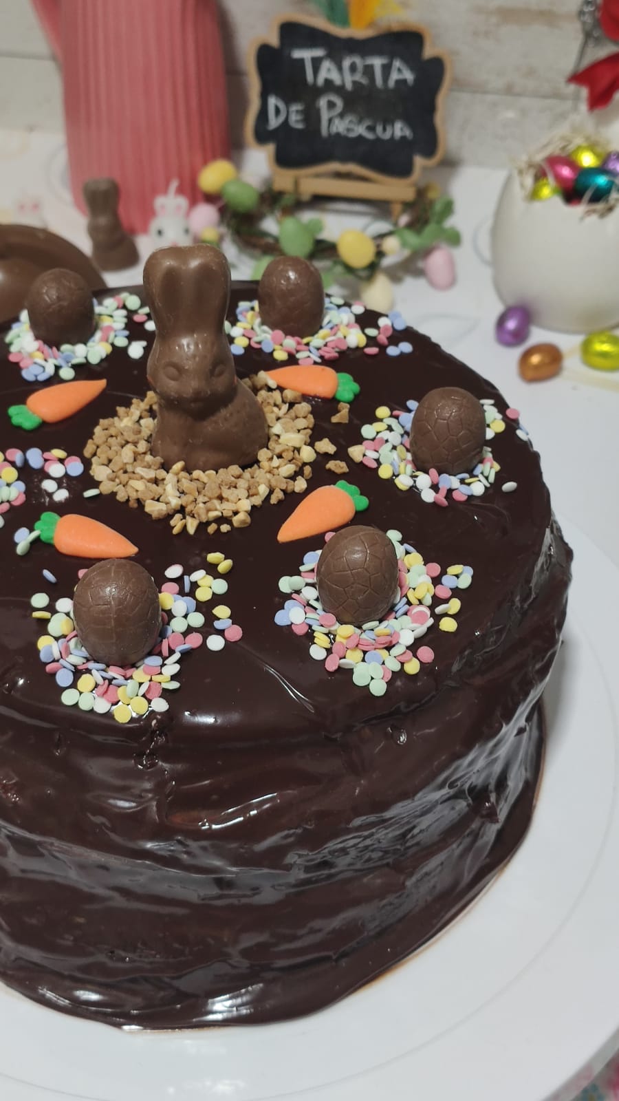 Resultado final de nuestra Tarta de Pascua