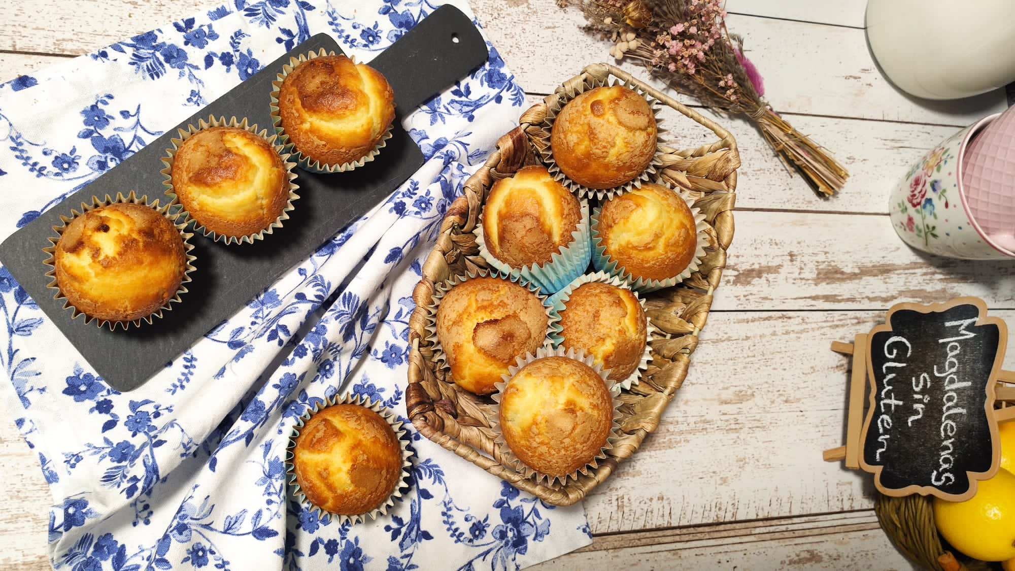 Atrévete con estas increíbles magdalenas sin gluten