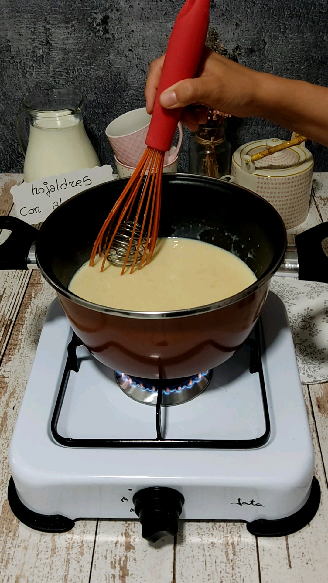 Llevamos la mezcla al fuego