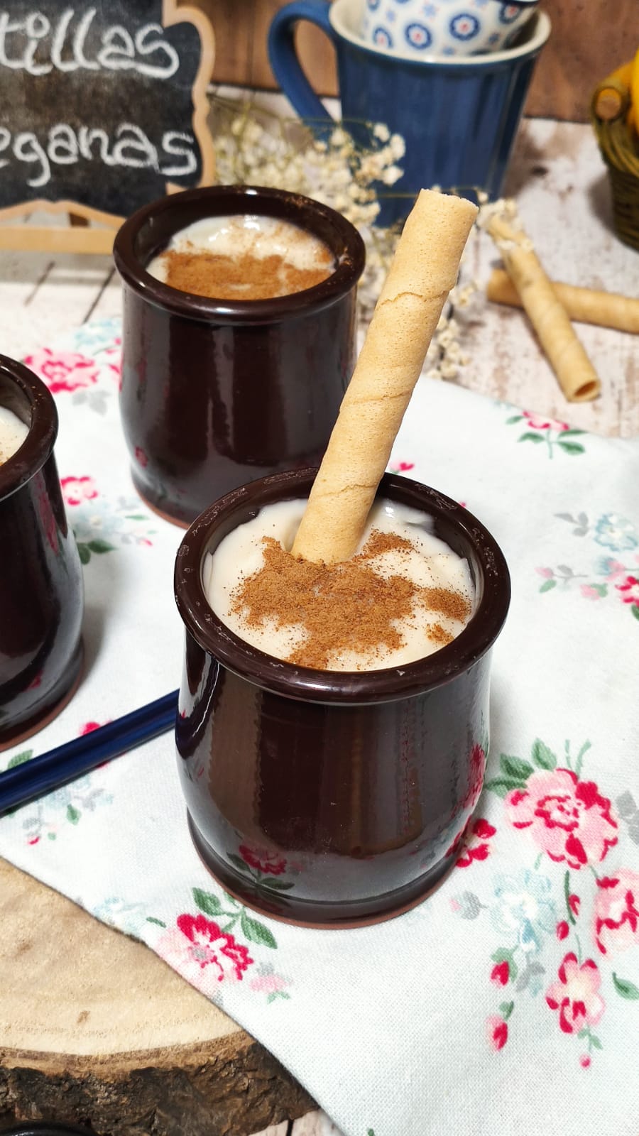 Nuestras natillas veganas Nuestras natillas veganas