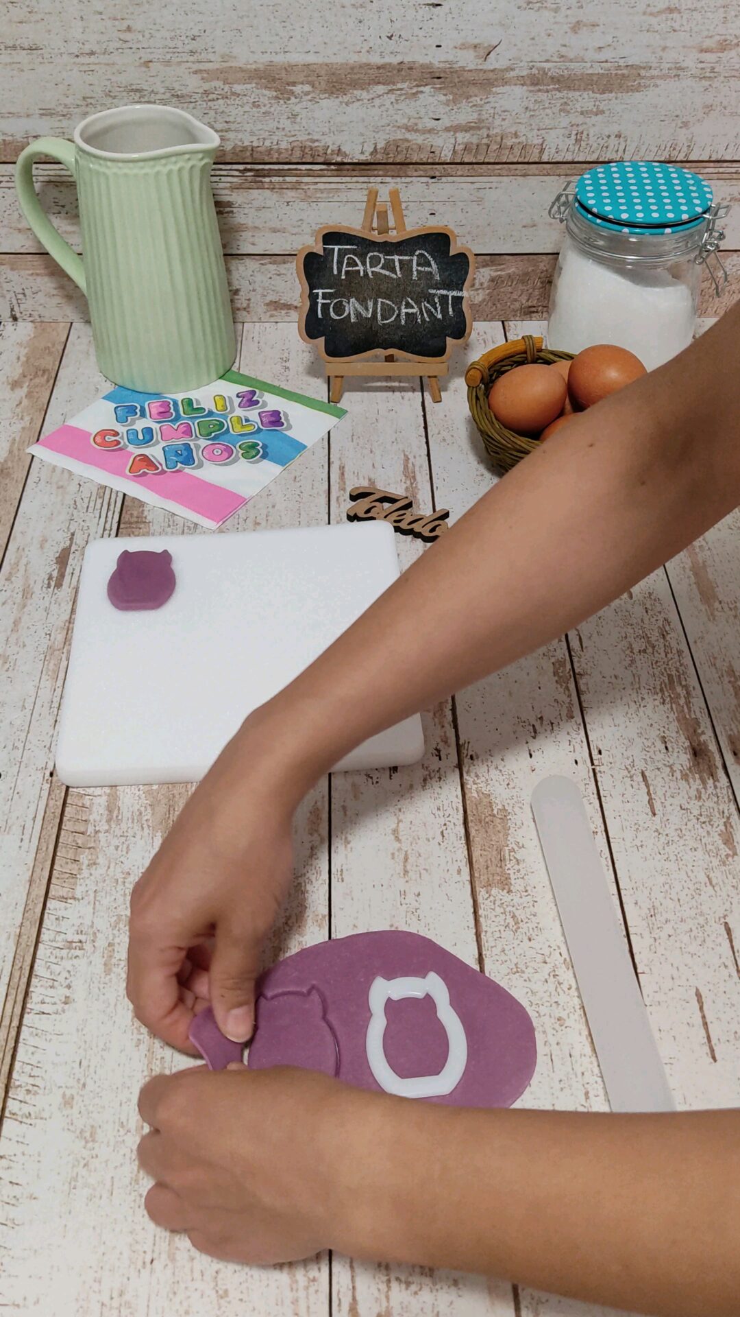 Hacemos figuras de fondant a nuestro gusto