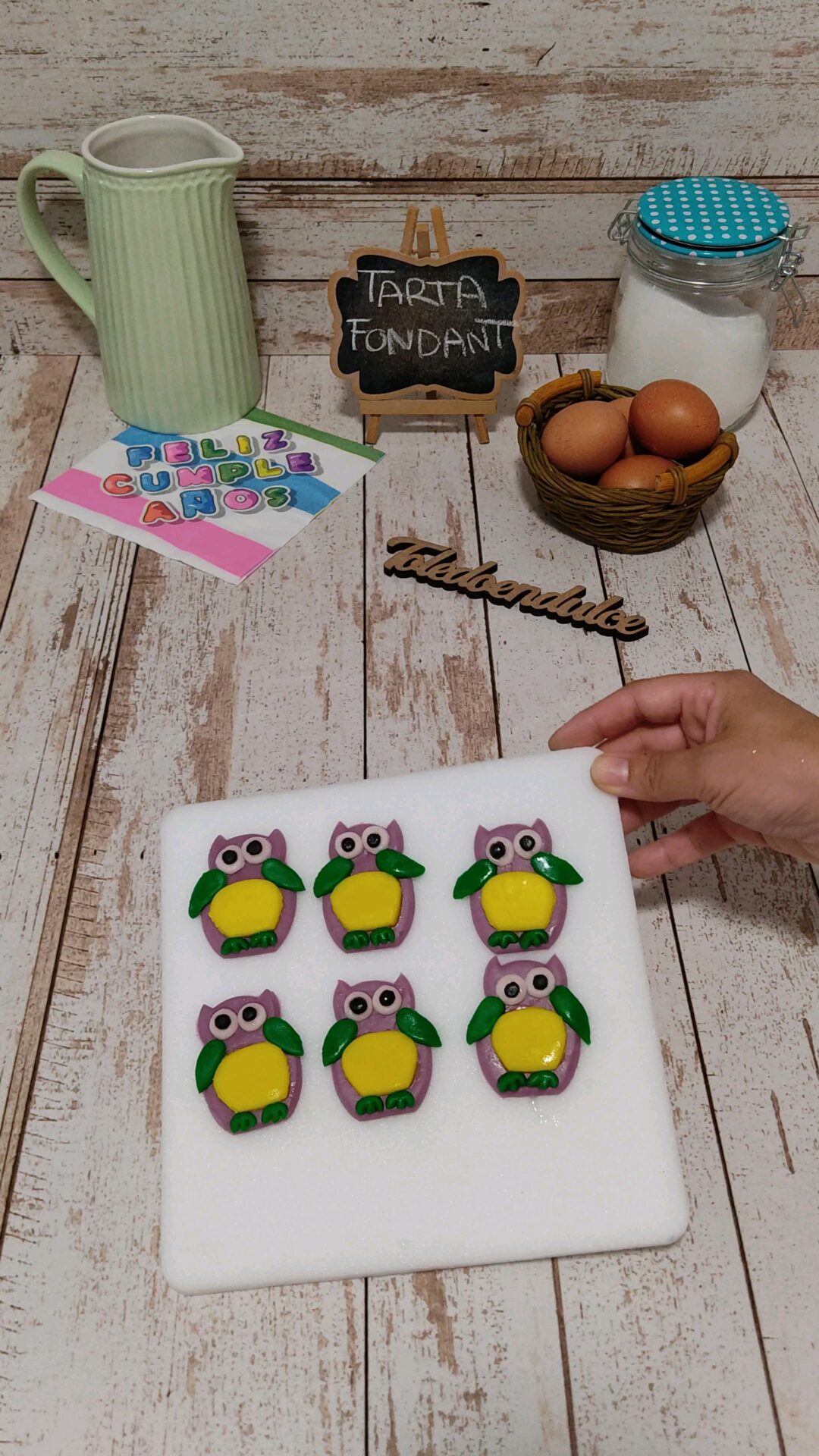 Figuritas para nuestra tarta fondant
