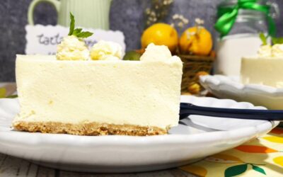 Tarta mouse de limón sin gluten