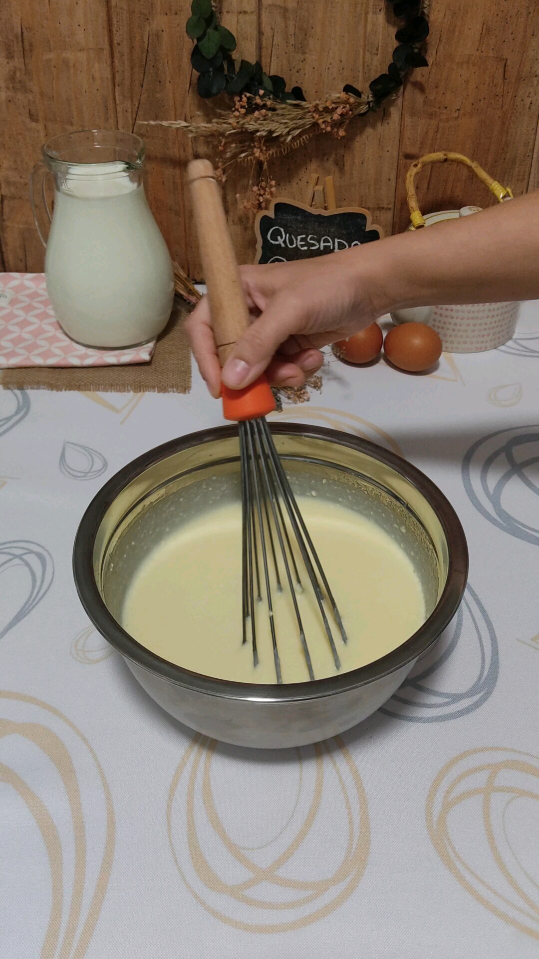 Y mezclamos
