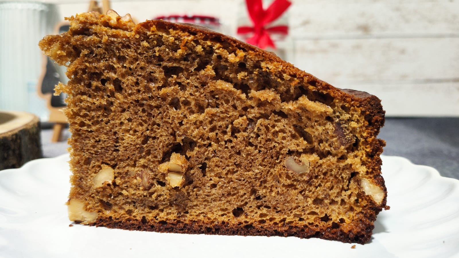 ¿Te atreves con nuestra bizcocho de café bombón con nueces?