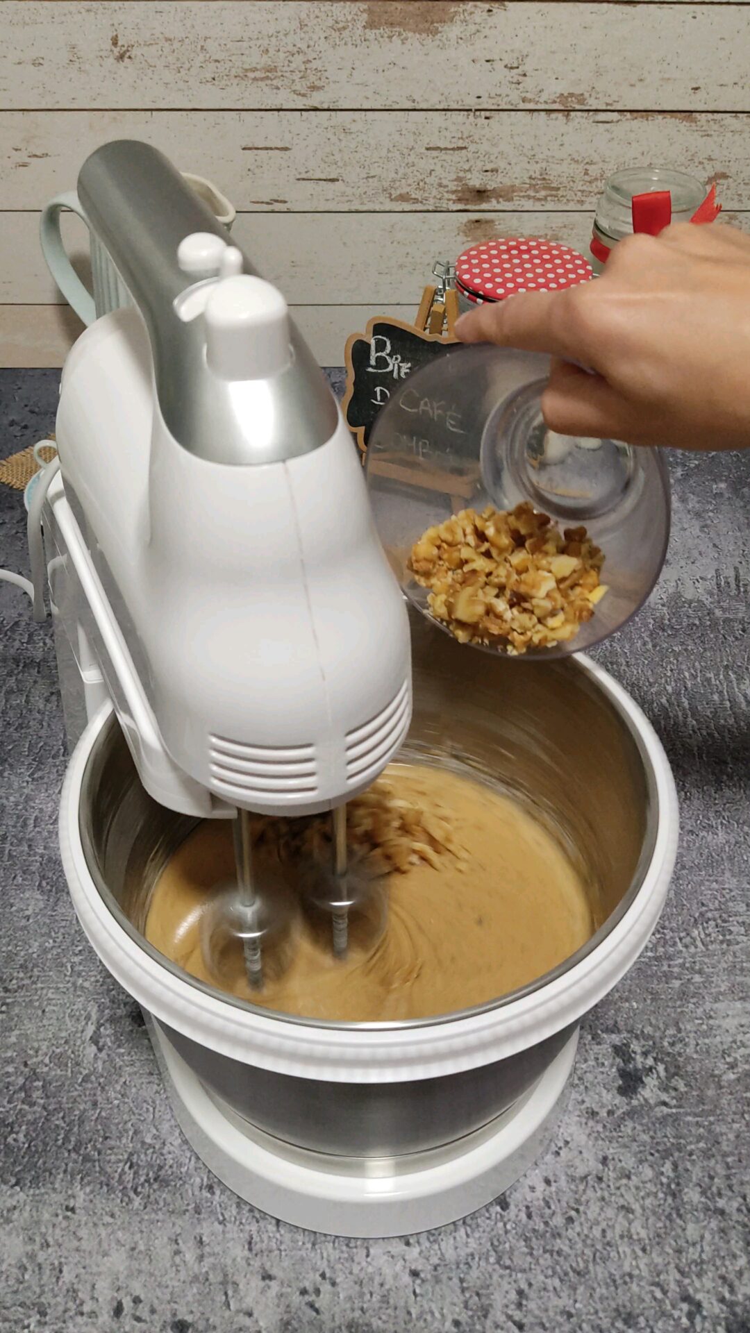 Añadimos las nueces