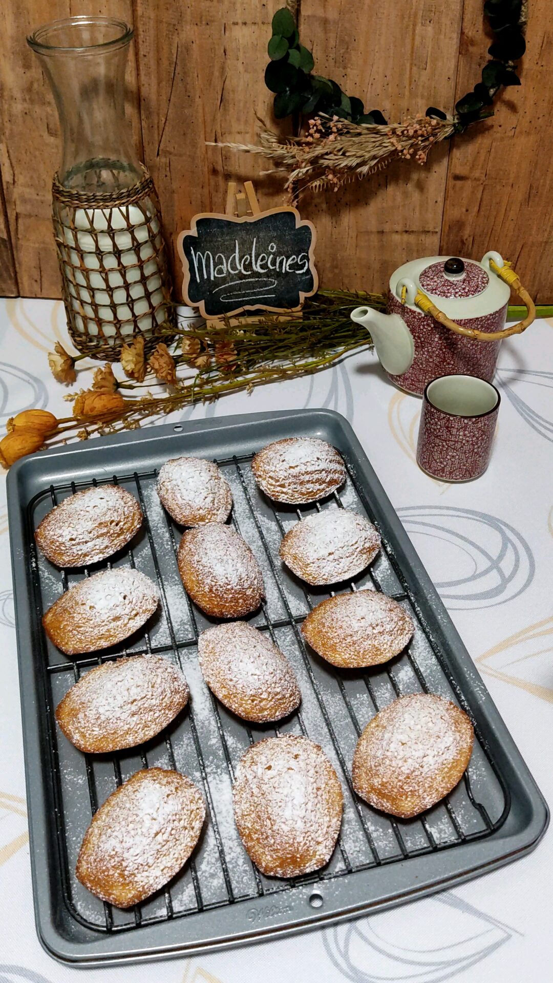 Y este es el resultado final de nuestras madeleines