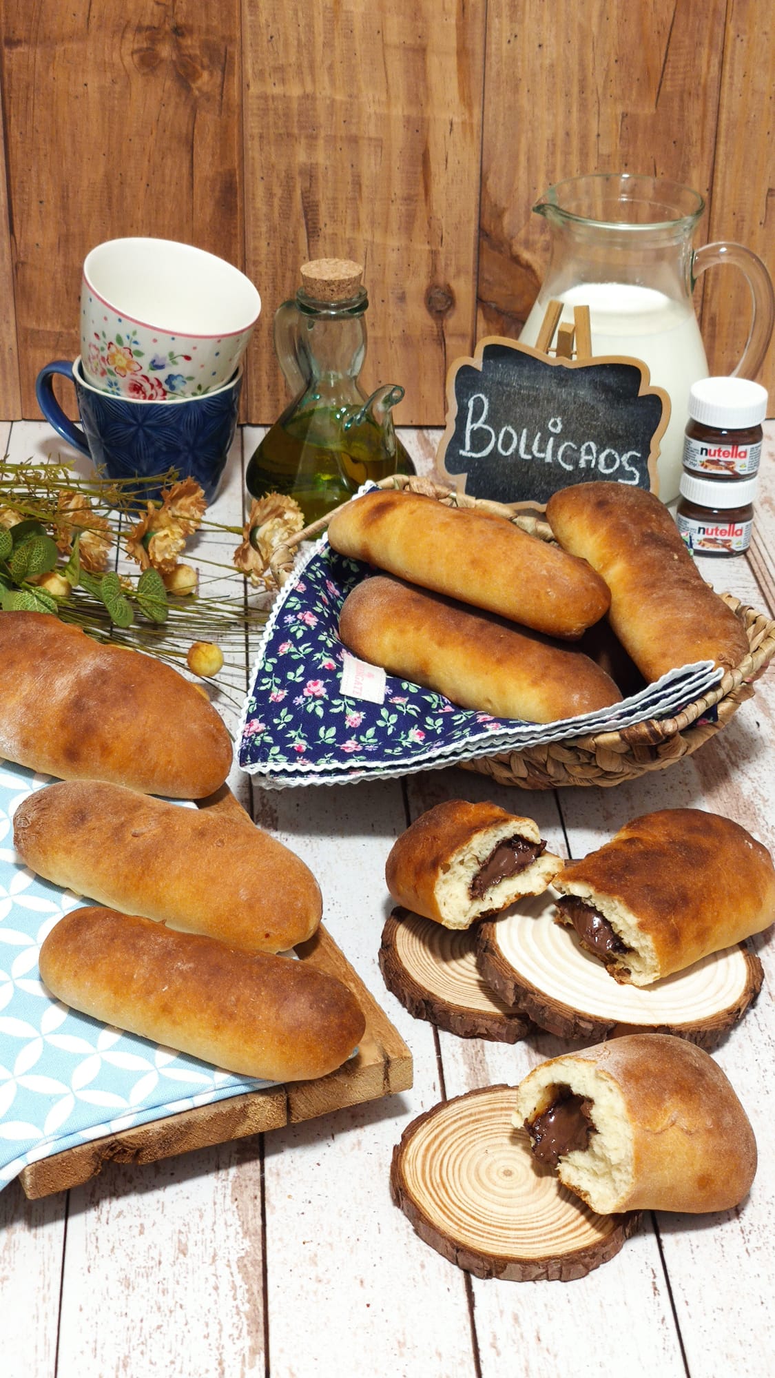 Suaves, esponjosos y deliciosos bollicaos
