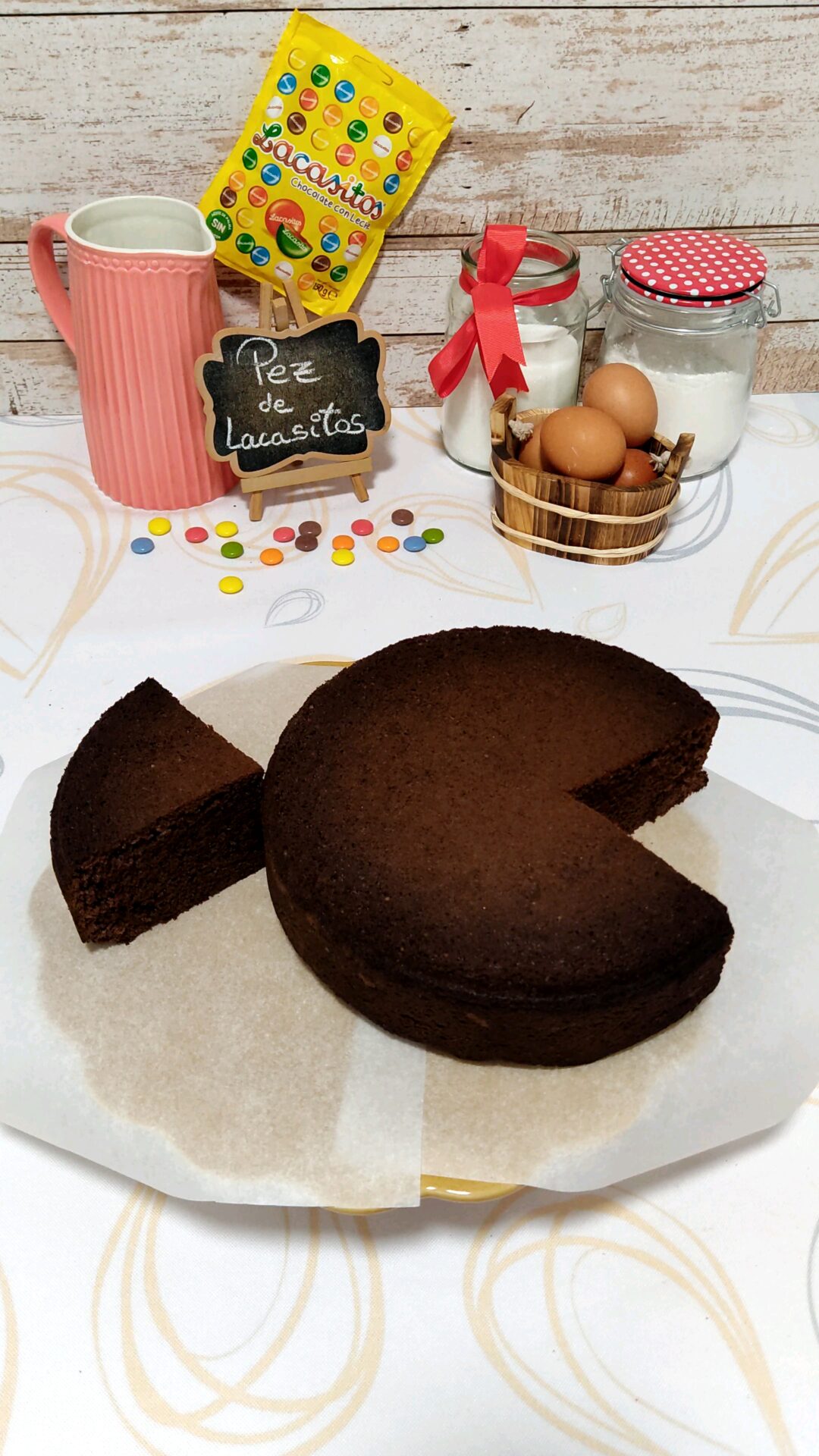 El bizcocho de nuestra tarta pez de chocolate El bizcocho de nuestra tarta pez de chocolate