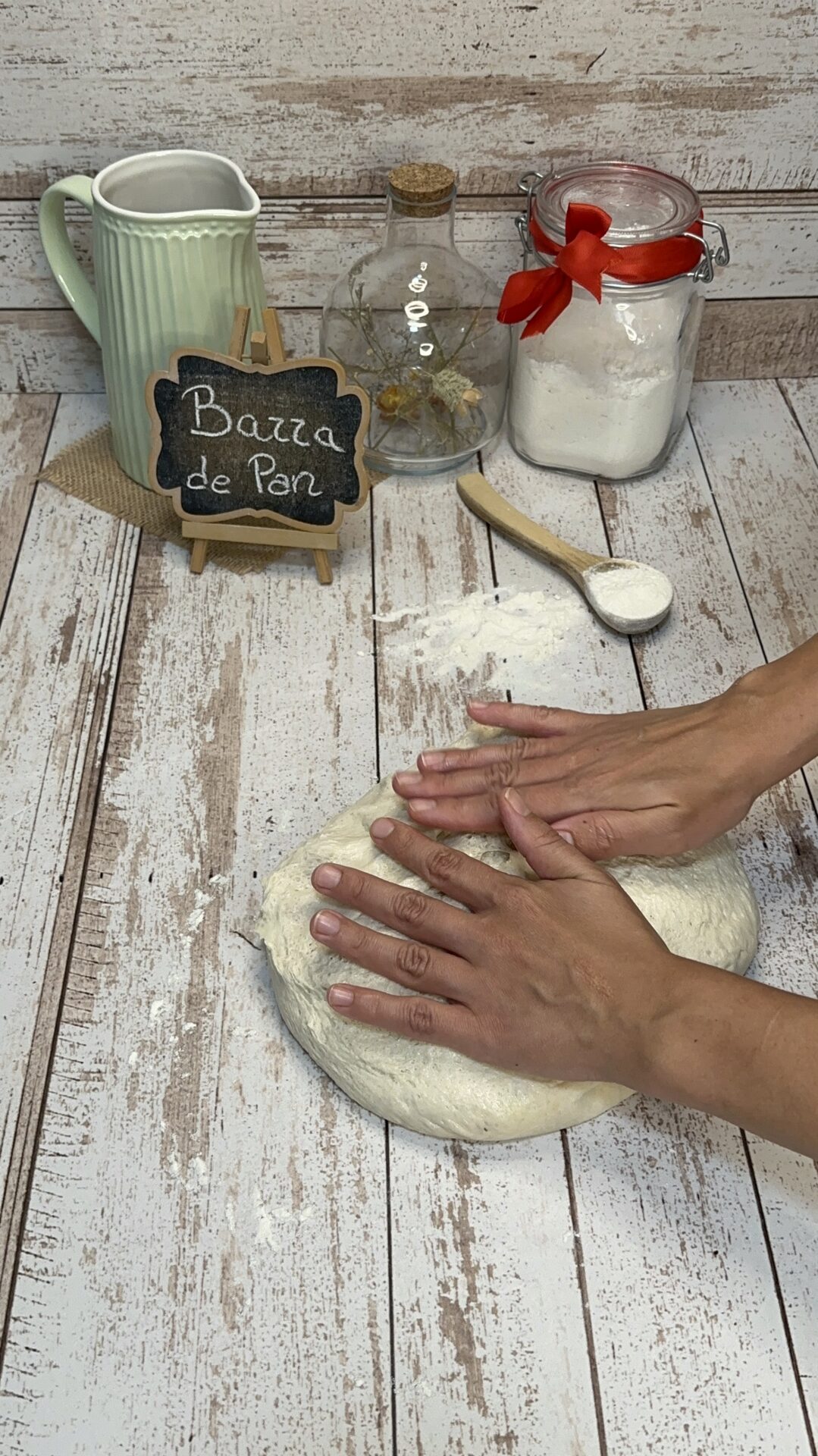 Extraemos la masa del bol