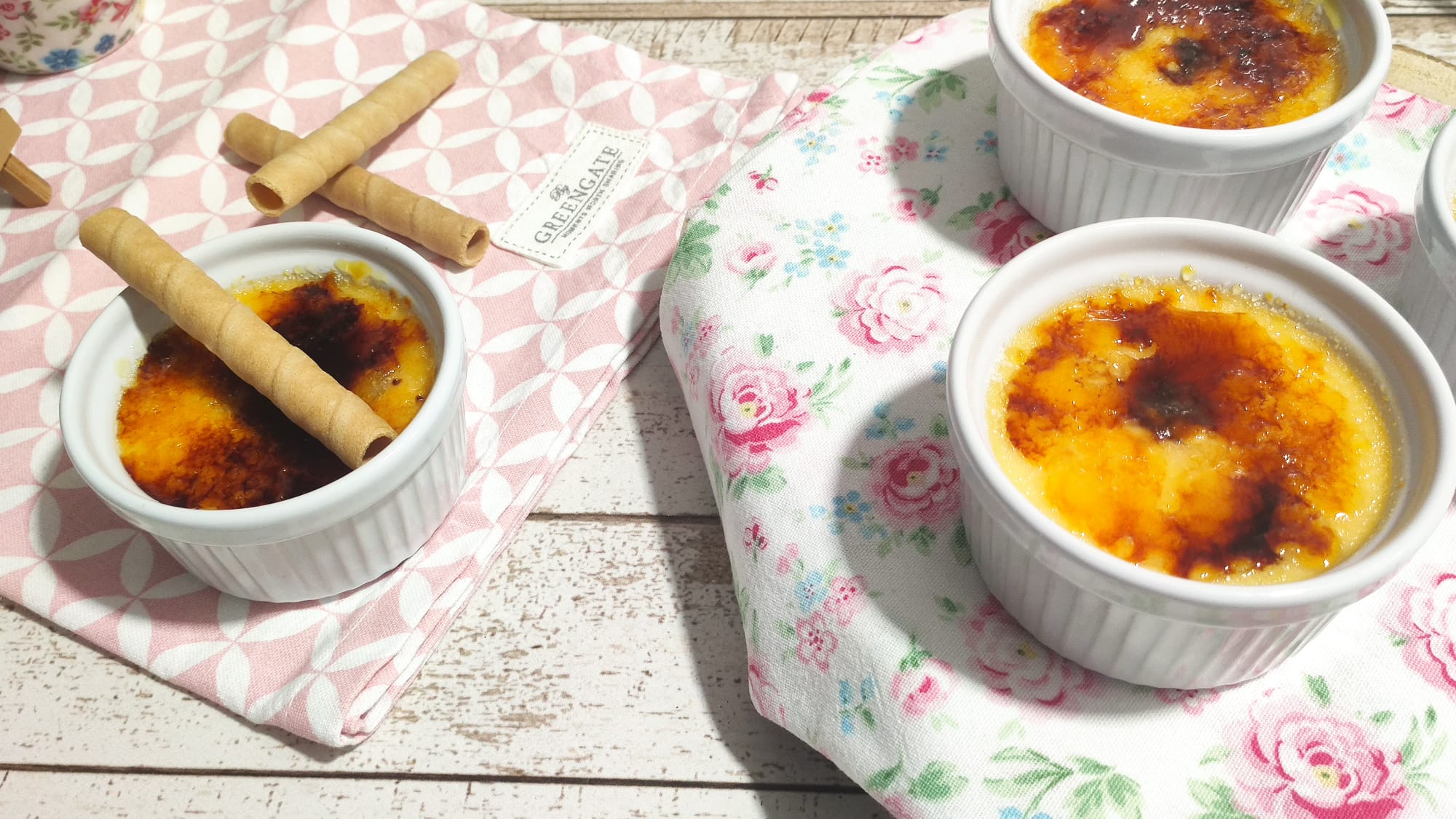 Nuestra crème brûlée