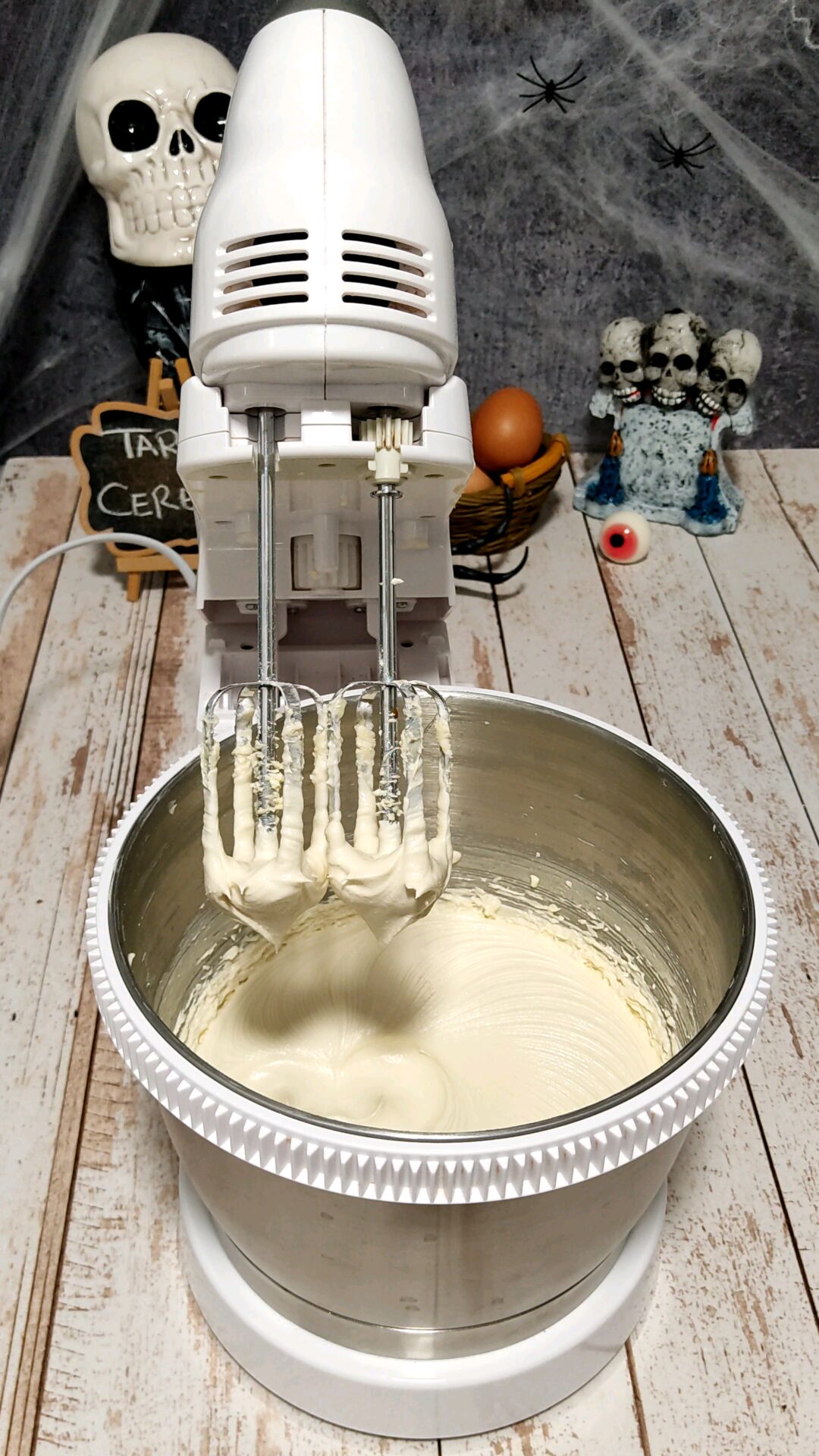 La buttercream de nuestra tarta cerebro
