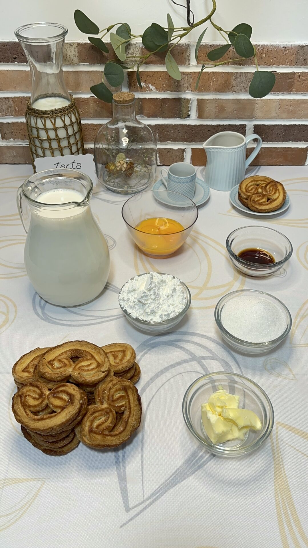 Ingredientes de nuestra tarta Napoleón