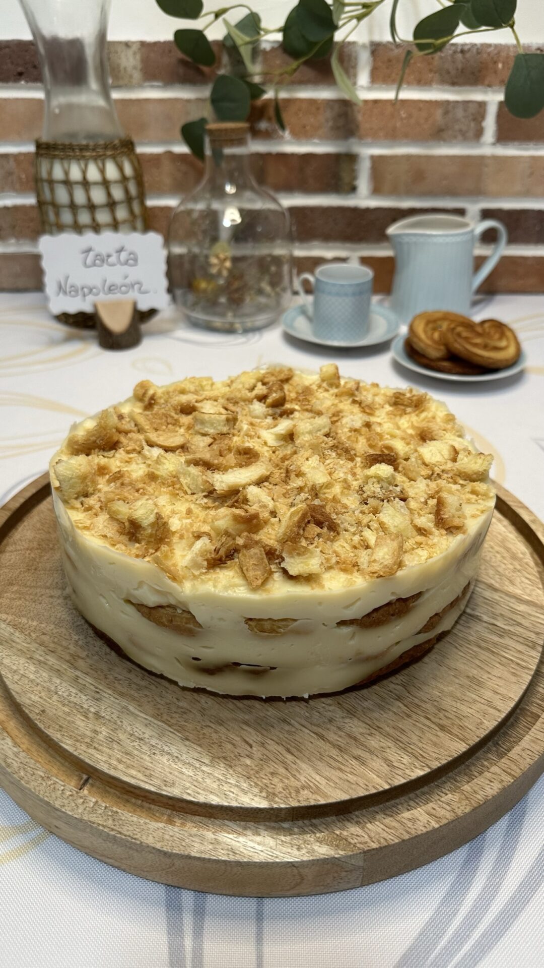 Suave, cremosa y deliciosa Tarta Napoleón