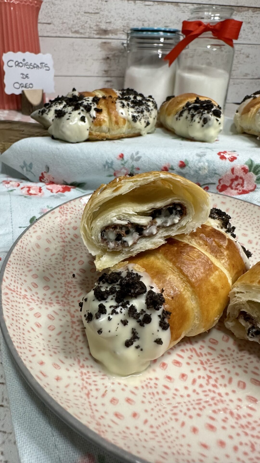 Nuestros increíbles croissants de Oreo