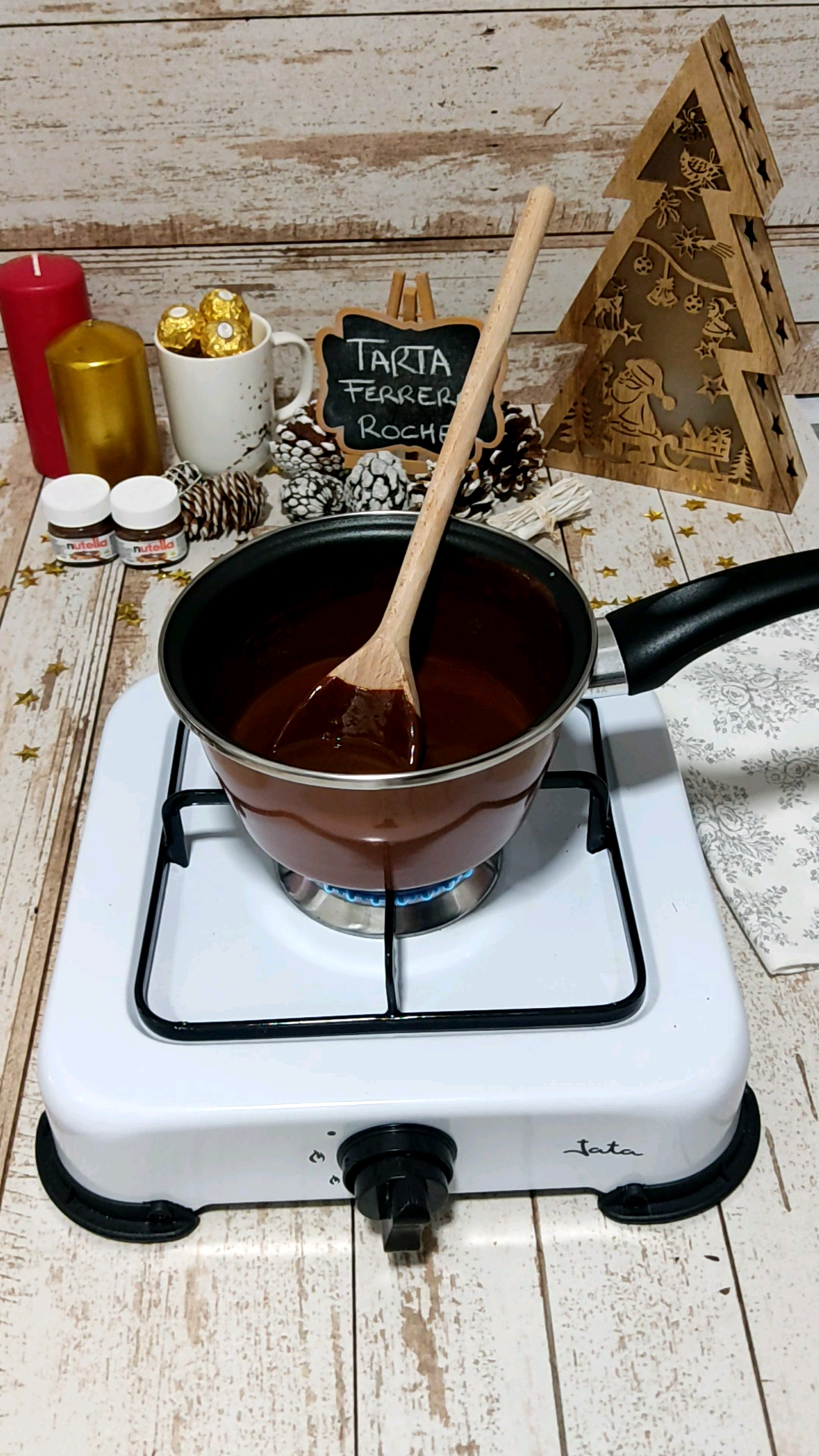 Calentamos removiendo hasta fundir