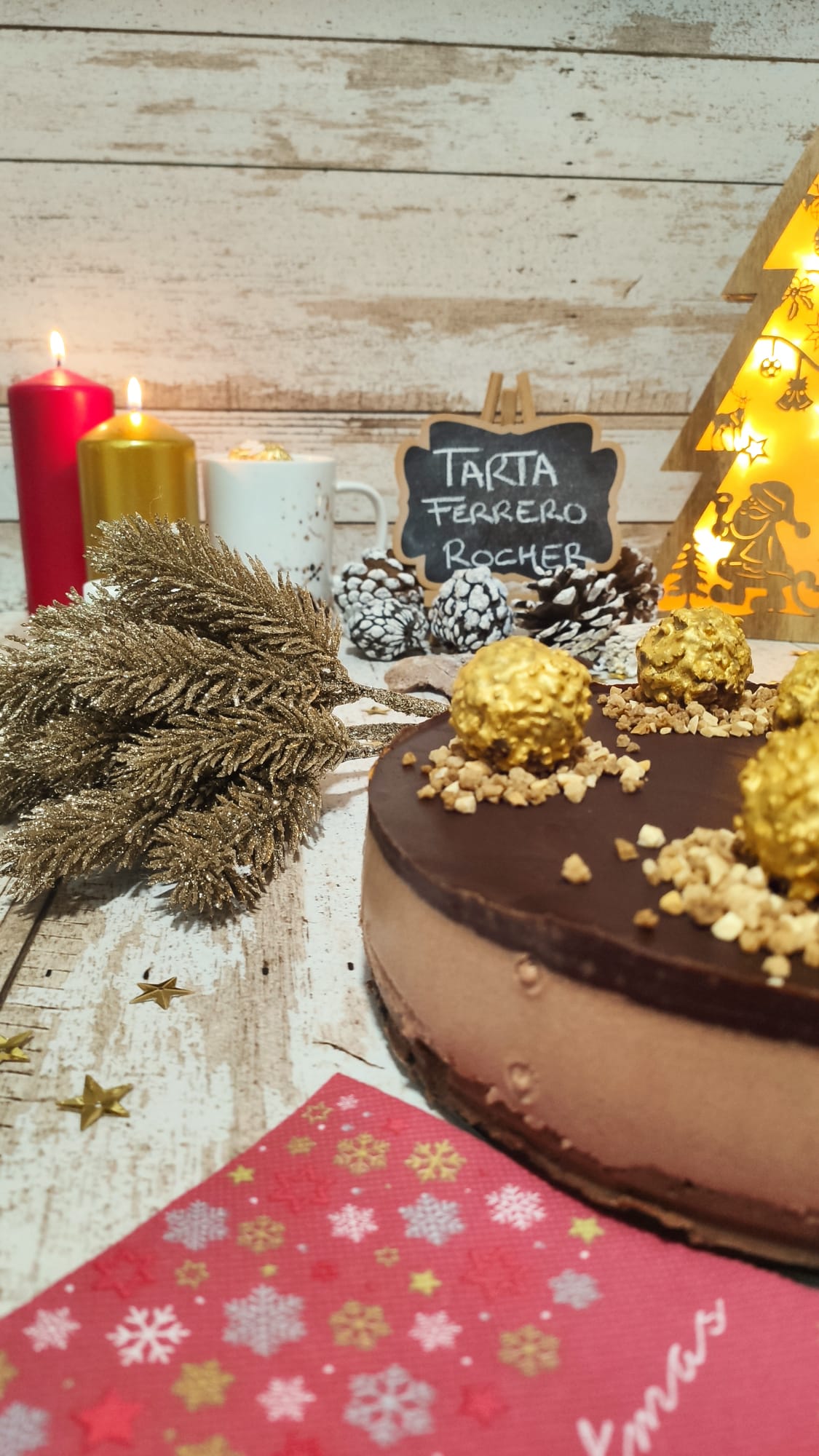 Atrévete con la tarta de Ferrero Rocher y Nutella de Toledo en Dulce