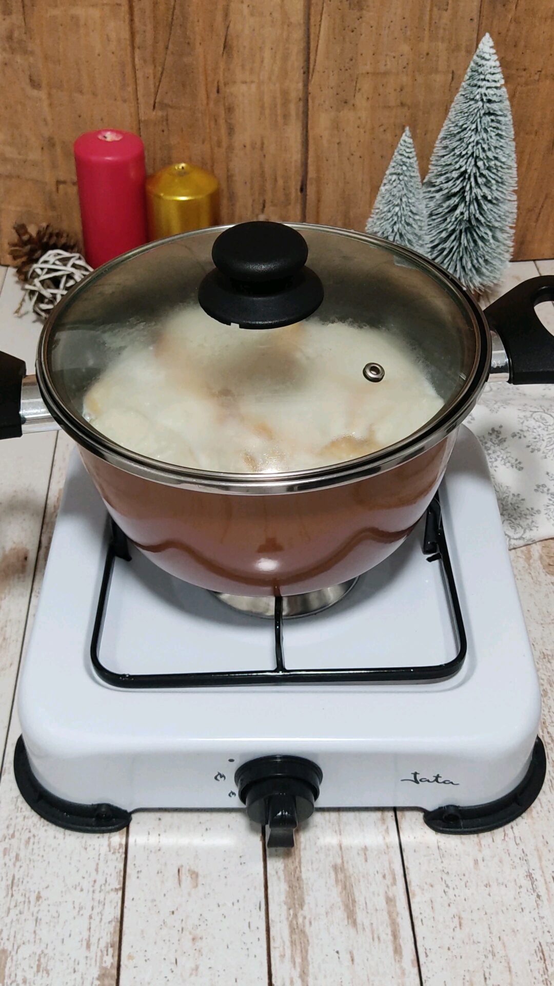 Apagamos el fuego cuando hierva