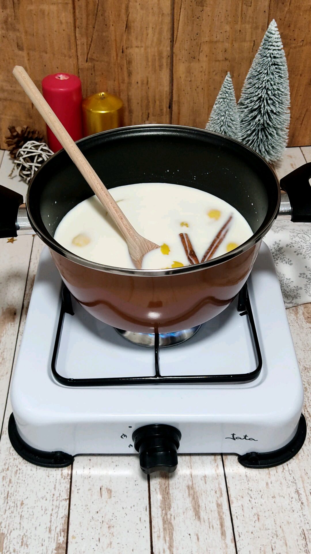 Calentamos a fuego medio