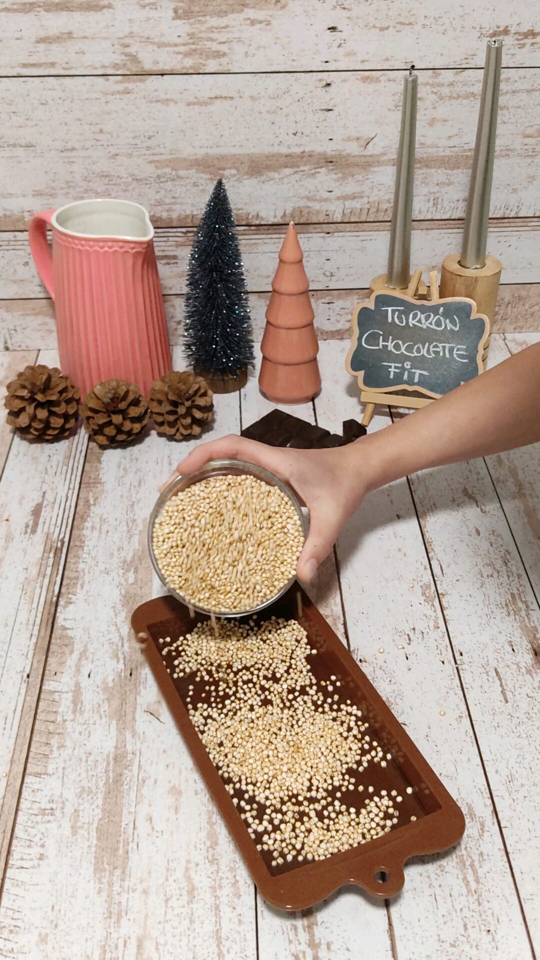 Incorporamos la quinoa inflada