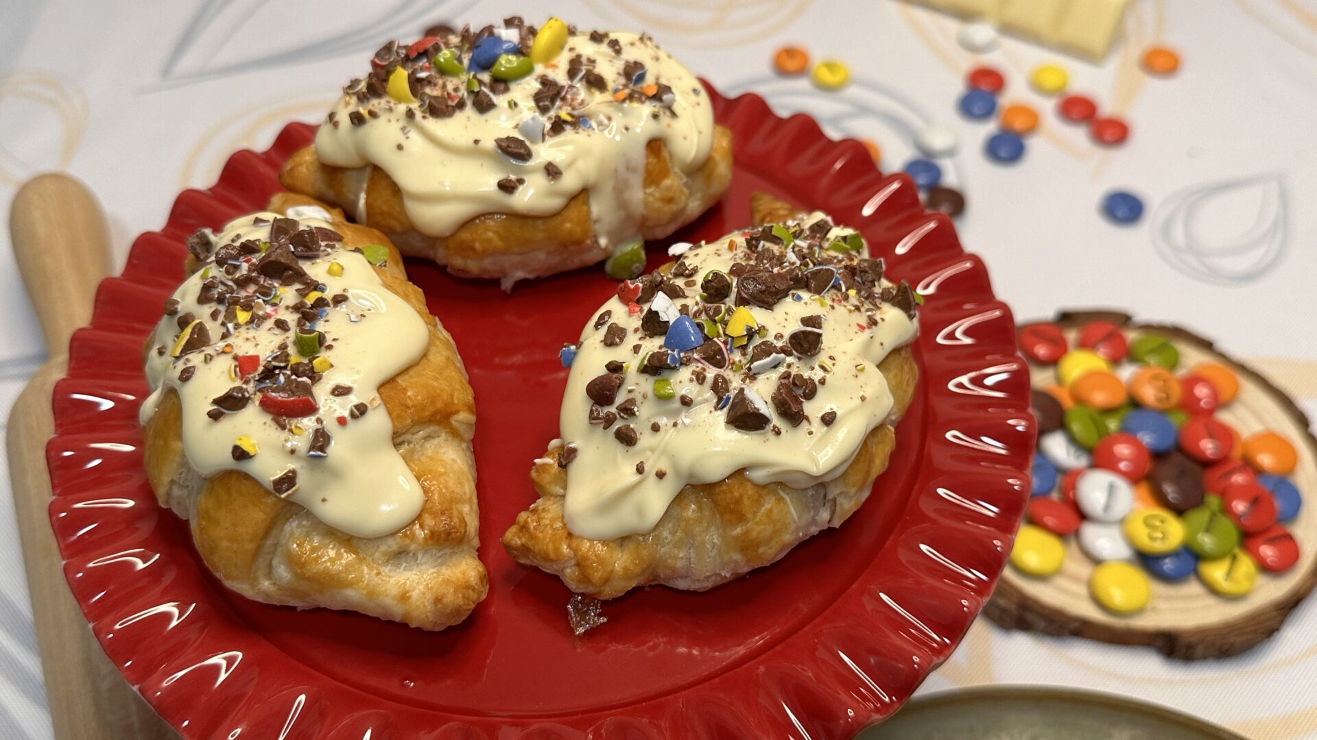Croissants de chocolate blanco de Toledo en Dulce