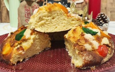 Roscón de reyes vegano