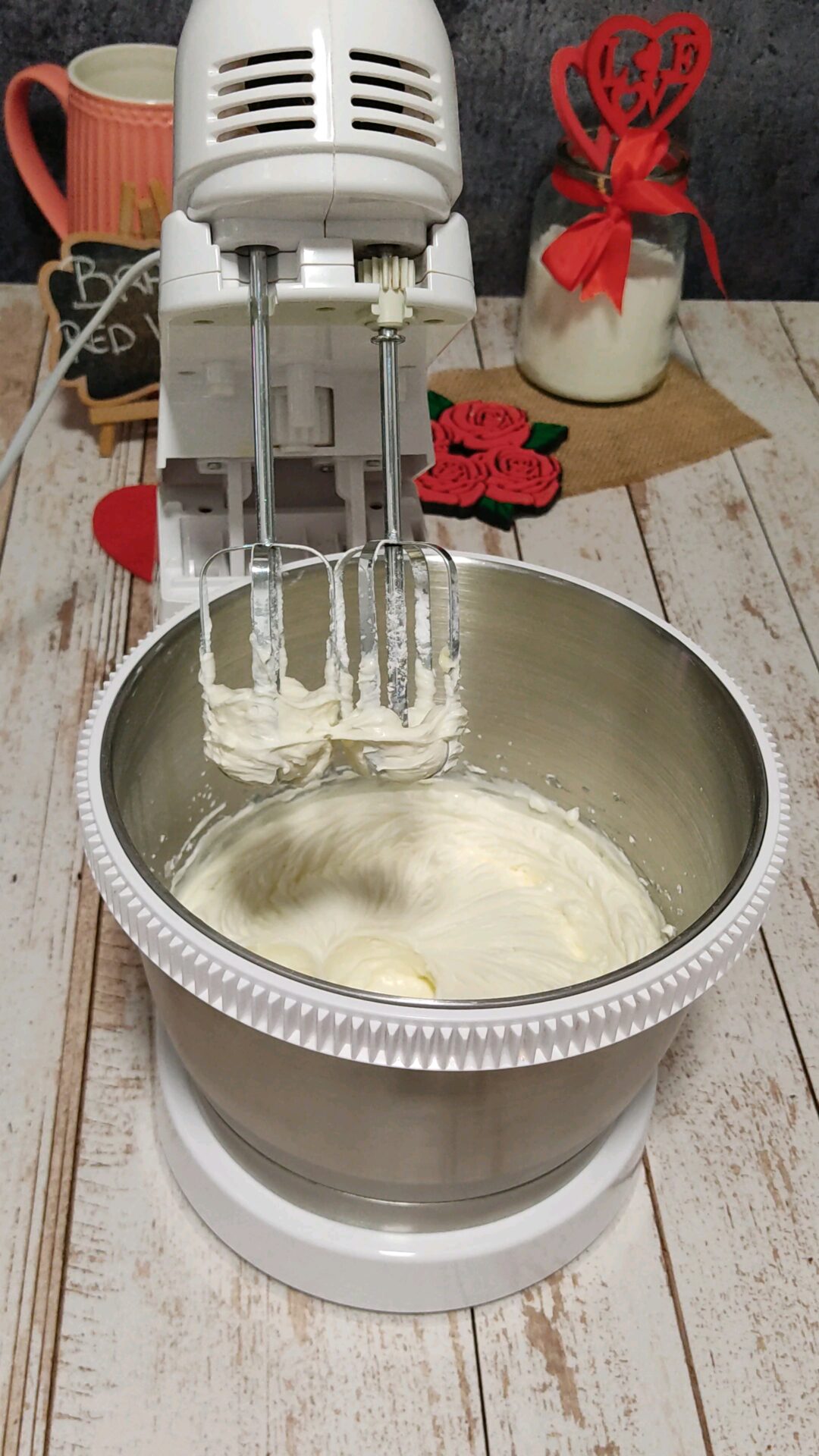 Resultado final del relleno de nuestro brazo Red Velvet