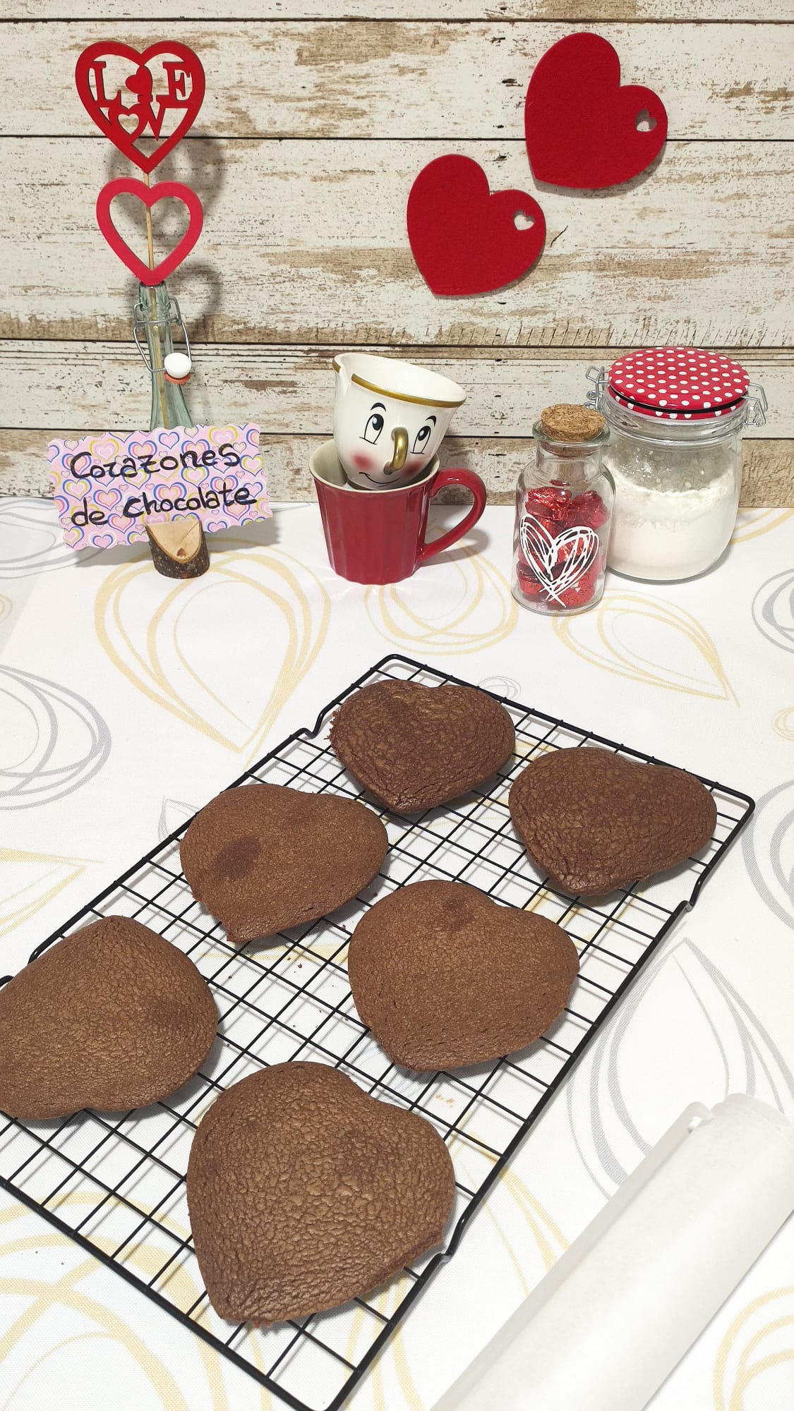 Enfriamos las galletas sobre una rejilla