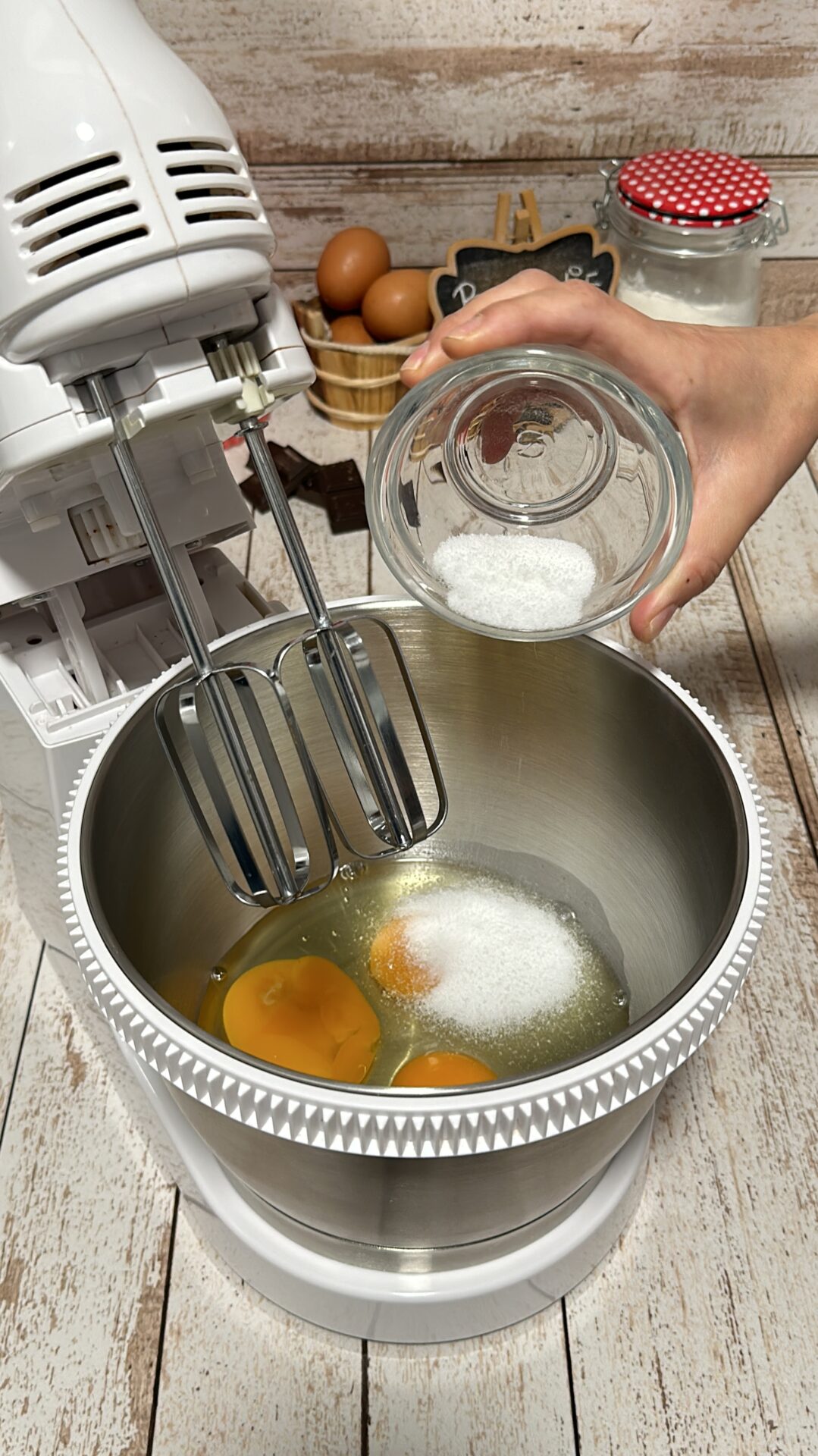 Batimos los huevos con la stevia