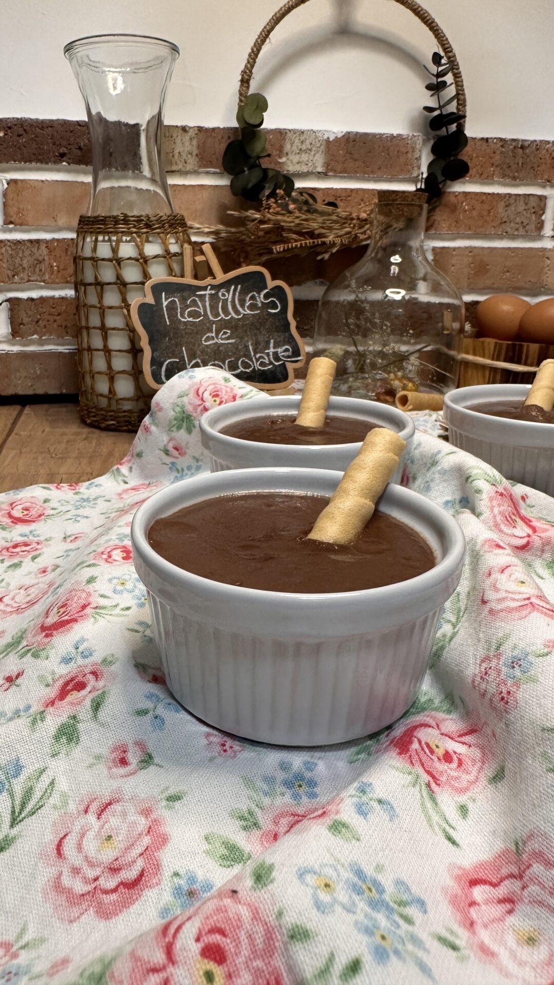 Prueba nuestras increíbles natillas de chocolate
