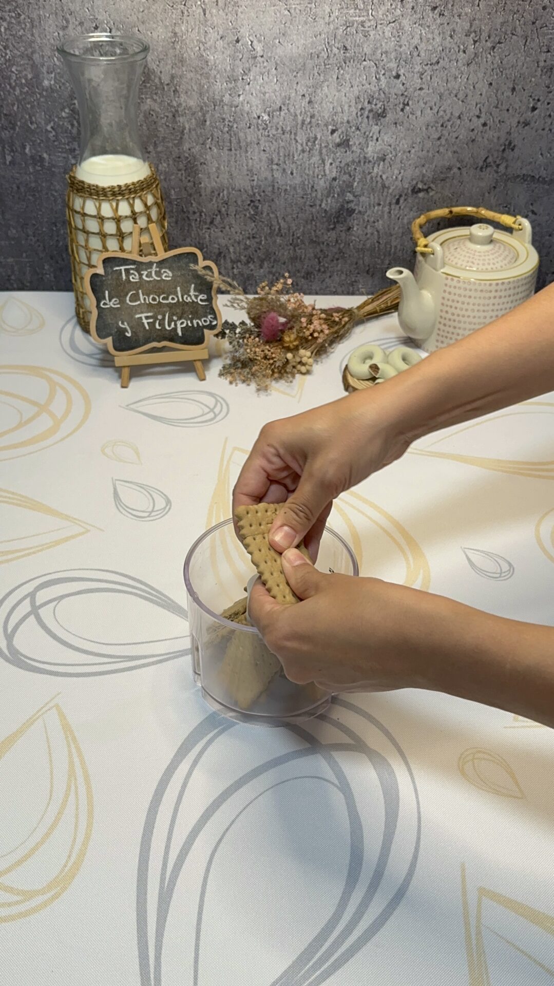 Troceamos las galletas y los Filipinos