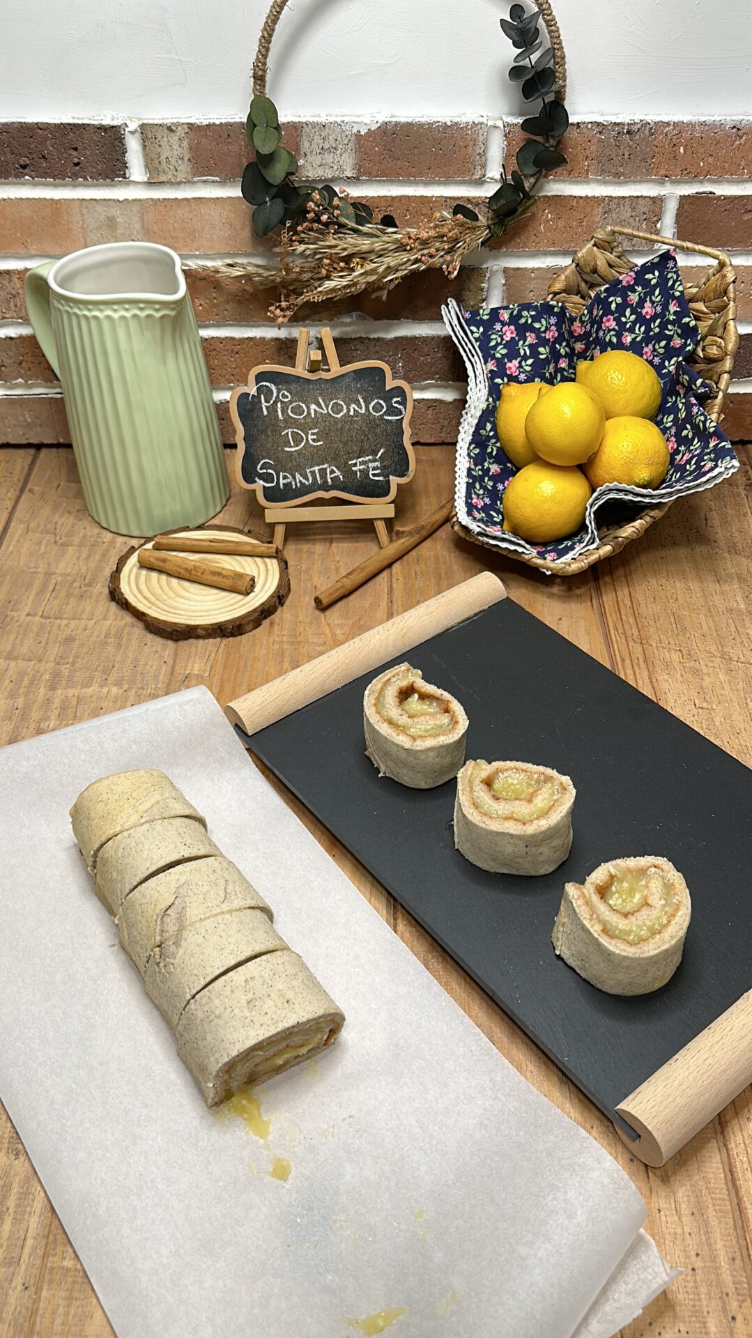 Desechamos los bordes y cortamos en ocho trozos