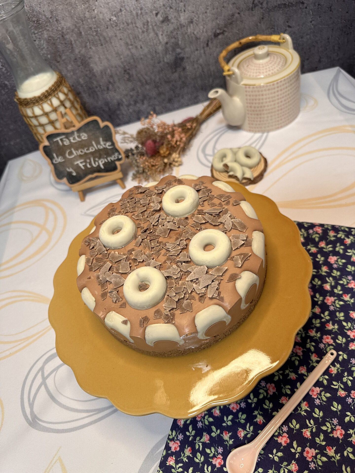 Increíble y deliciosa tarta de chocolate y Filipinos