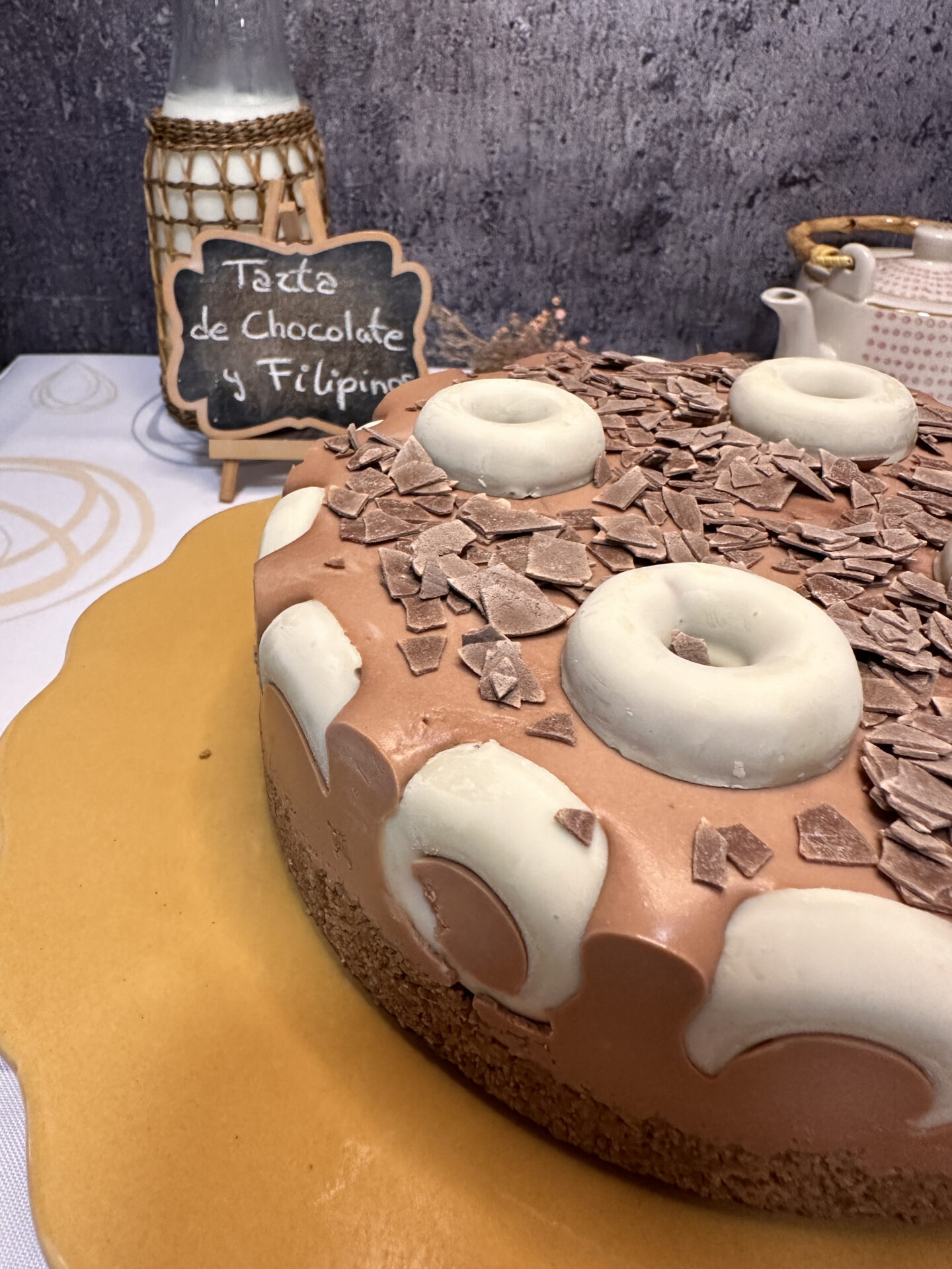 Deliciosa tarta de chocolate y Filipinos